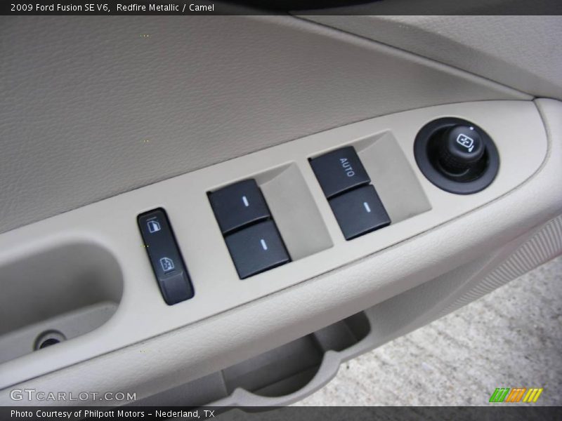 Redfire Metallic / Camel 2009 Ford Fusion SE V6