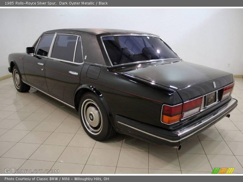 Dark Oyster Metallic / Black 1985 Rolls-Royce Silver Spur