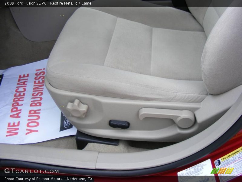 Redfire Metallic / Camel 2009 Ford Fusion SE V6