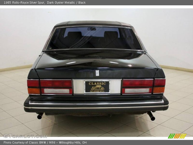 Dark Oyster Metallic / Black 1985 Rolls-Royce Silver Spur