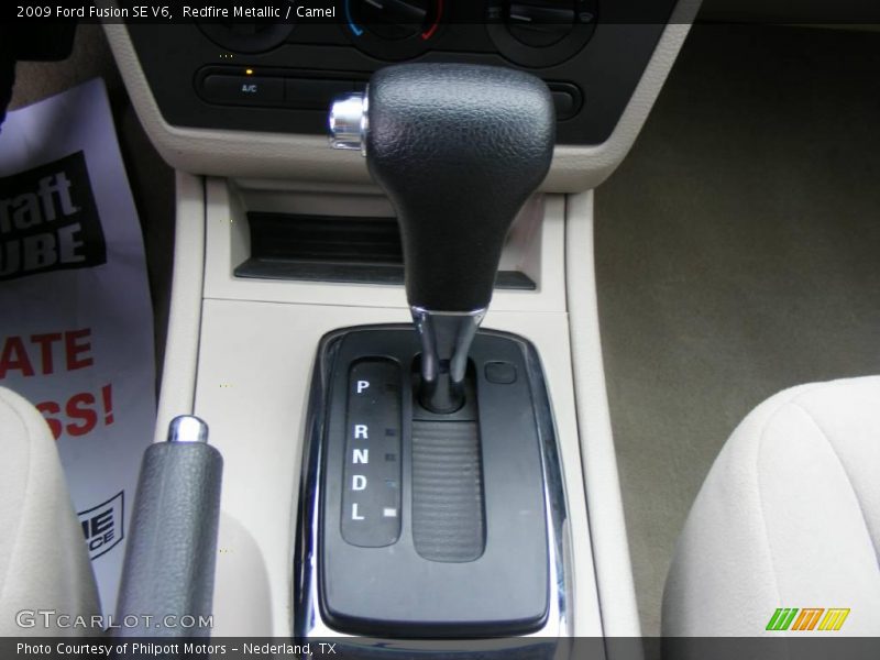 Redfire Metallic / Camel 2009 Ford Fusion SE V6