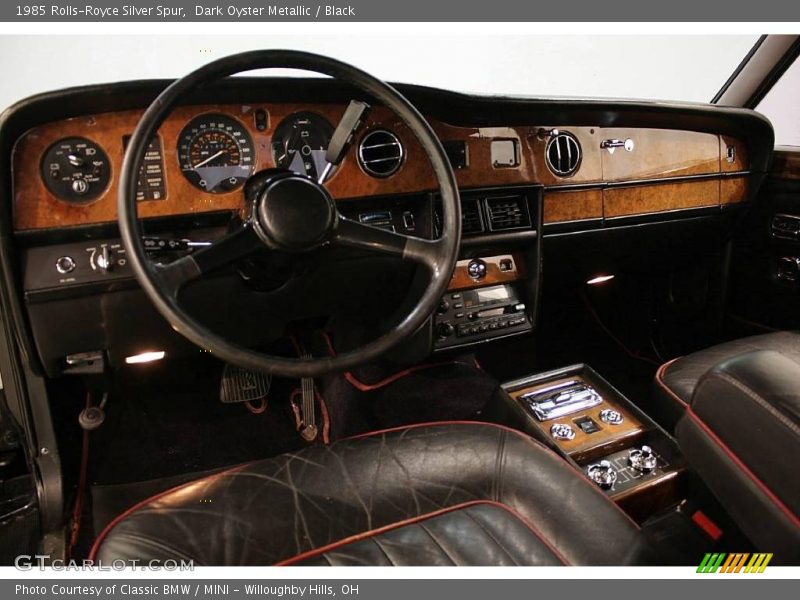 Dark Oyster Metallic / Black 1985 Rolls-Royce Silver Spur