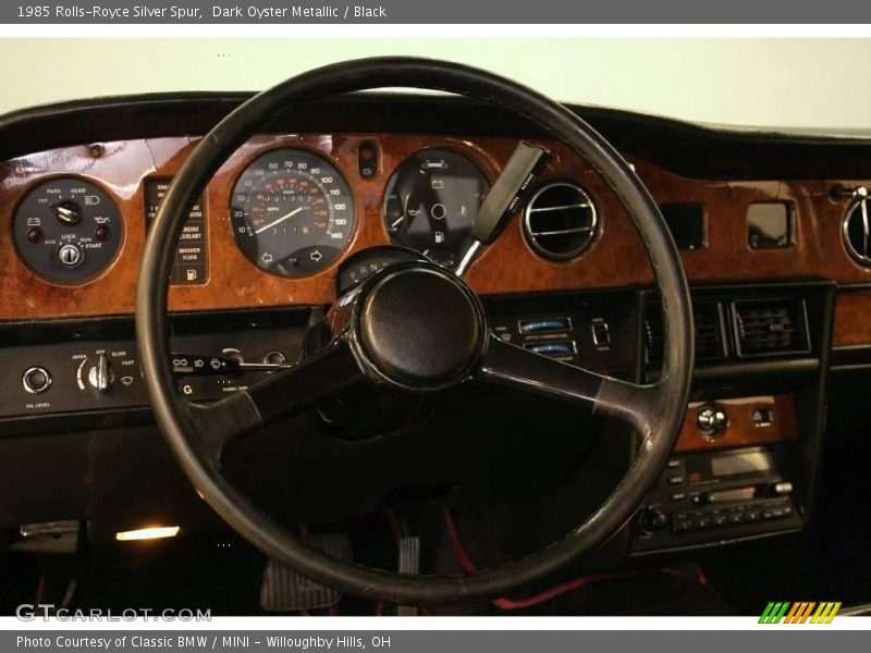 Dark Oyster Metallic / Black 1985 Rolls-Royce Silver Spur