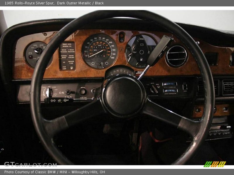 Dark Oyster Metallic / Black 1985 Rolls-Royce Silver Spur