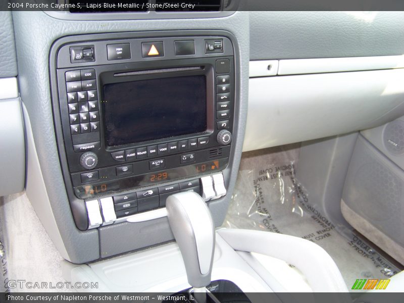 Lapis Blue Metallic / Stone/Steel Grey 2004 Porsche Cayenne S