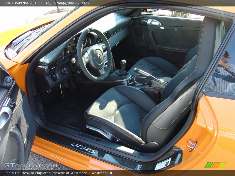 Orange/Black / Black 2007 Porsche 911 GT3 RS