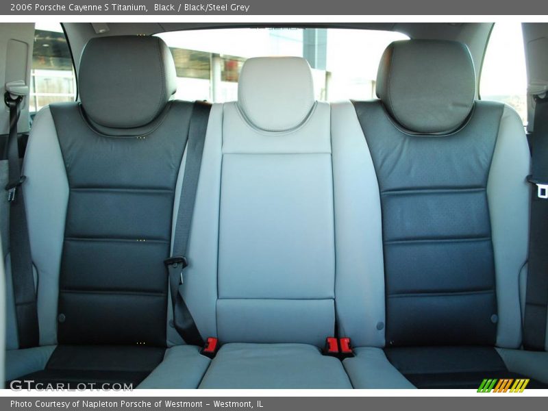 Black / Black/Steel Grey 2006 Porsche Cayenne S Titanium