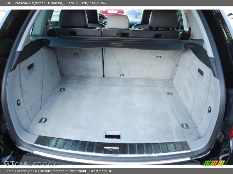 Black / Black/Steel Grey 2006 Porsche Cayenne S Titanium