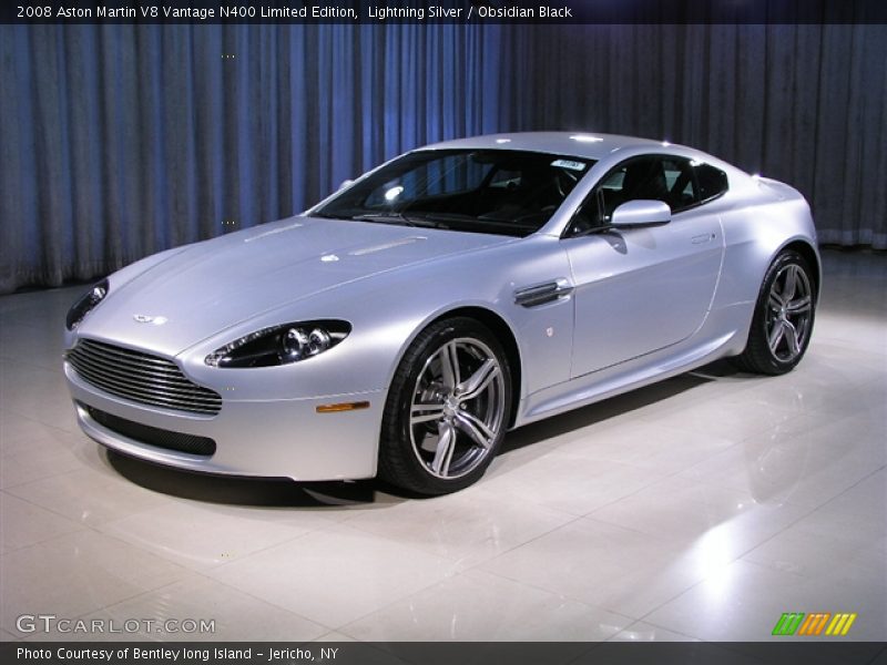 Lightning Silver / Obsidian Black 2008 Aston Martin V8 Vantage N400 Limited Edition