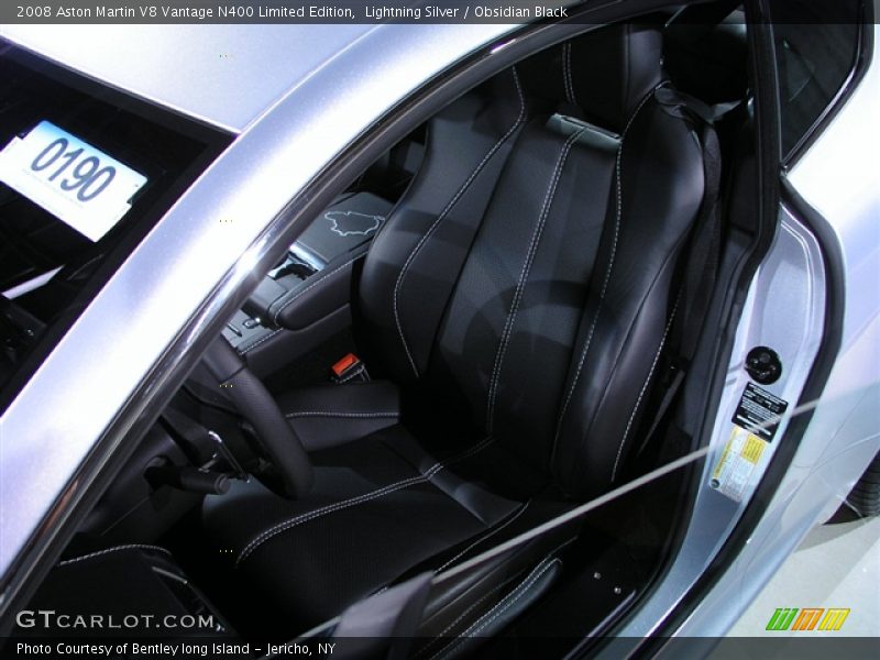 Lightning Silver / Obsidian Black 2008 Aston Martin V8 Vantage N400 Limited Edition