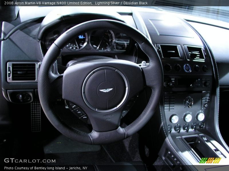 Lightning Silver / Obsidian Black 2008 Aston Martin V8 Vantage N400 Limited Edition