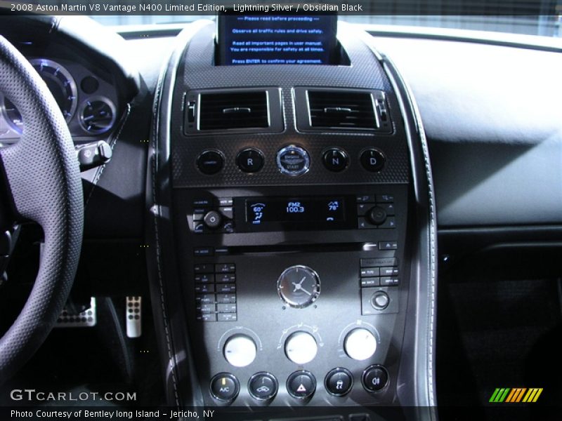 Lightning Silver / Obsidian Black 2008 Aston Martin V8 Vantage N400 Limited Edition