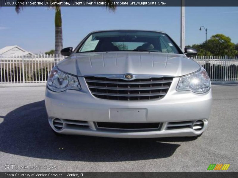 Bright Silver Metallic / Dark Slate Gray/Light Slate Gray 2008 Chrysler Sebring LX Convertible