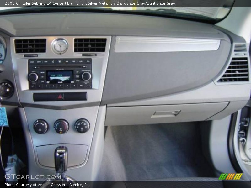 Bright Silver Metallic / Dark Slate Gray/Light Slate Gray 2008 Chrysler Sebring LX Convertible