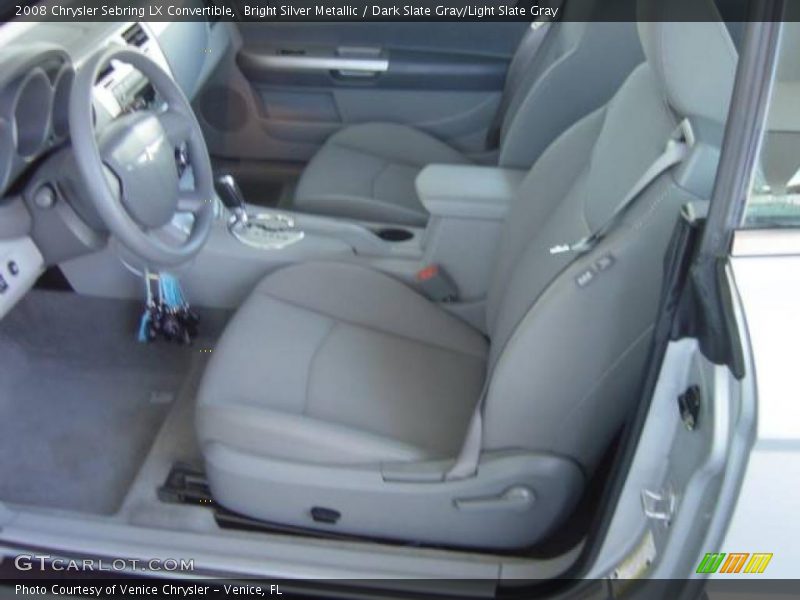 Bright Silver Metallic / Dark Slate Gray/Light Slate Gray 2008 Chrysler Sebring LX Convertible