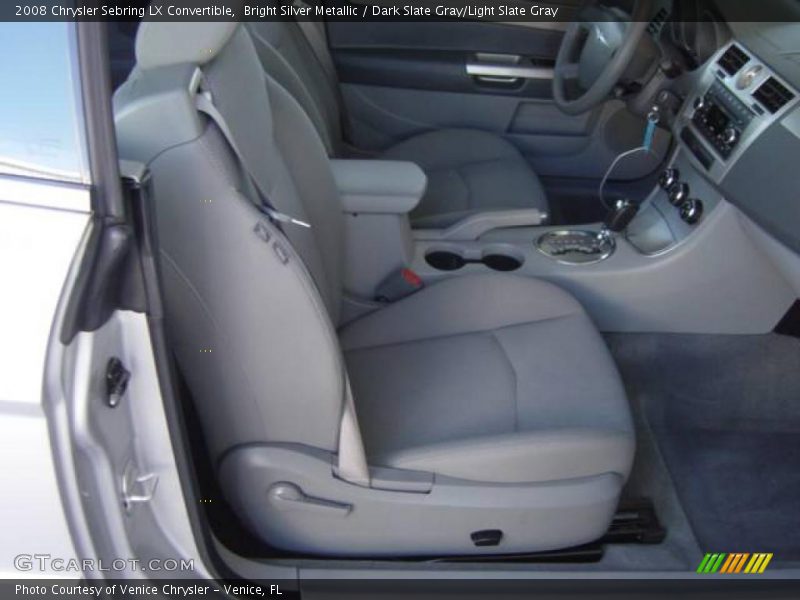 Bright Silver Metallic / Dark Slate Gray/Light Slate Gray 2008 Chrysler Sebring LX Convertible