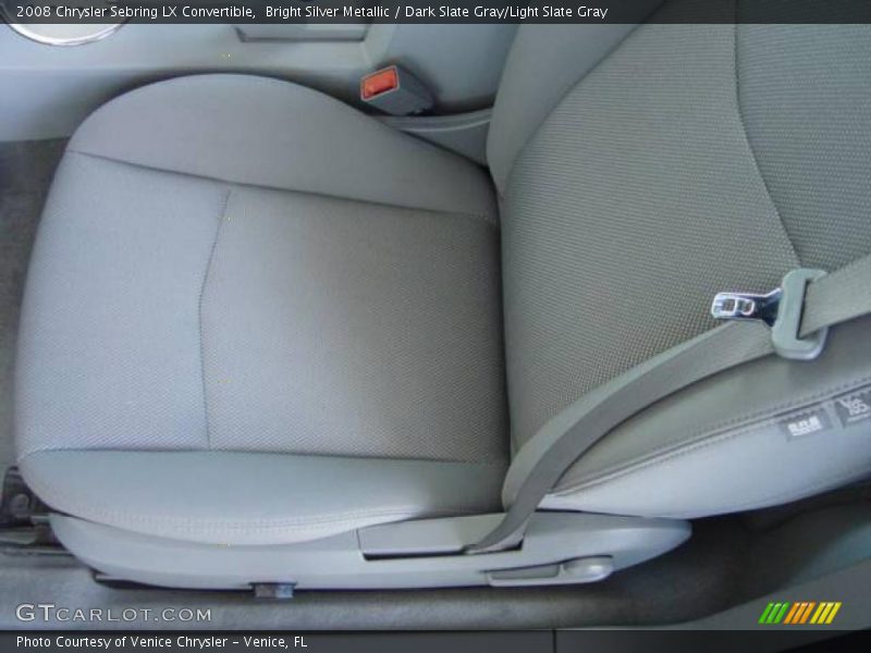 Bright Silver Metallic / Dark Slate Gray/Light Slate Gray 2008 Chrysler Sebring LX Convertible