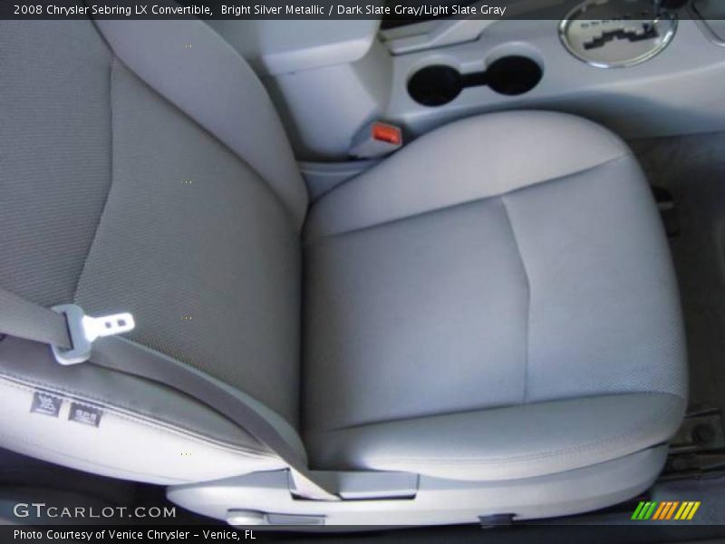 Bright Silver Metallic / Dark Slate Gray/Light Slate Gray 2008 Chrysler Sebring LX Convertible