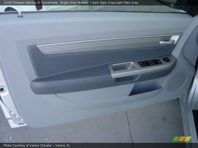 Bright Silver Metallic / Dark Slate Gray/Light Slate Gray 2008 Chrysler Sebring LX Convertible