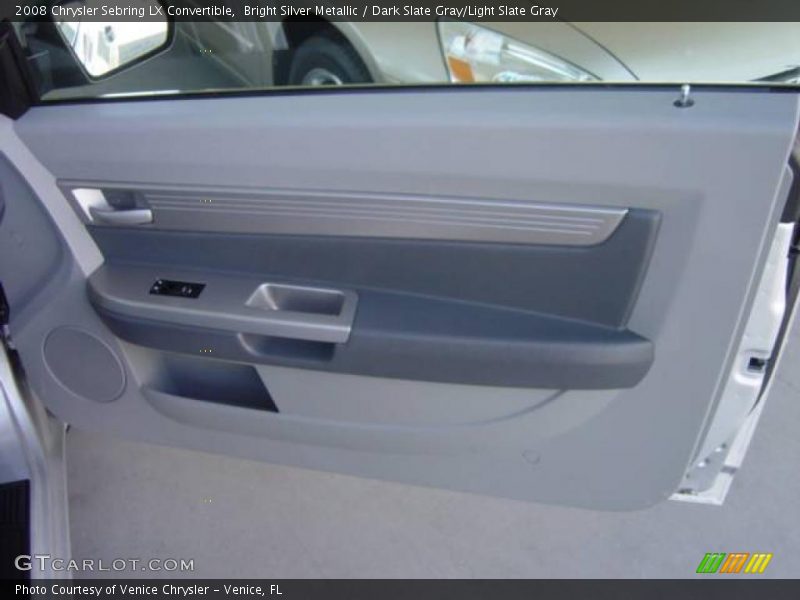 Bright Silver Metallic / Dark Slate Gray/Light Slate Gray 2008 Chrysler Sebring LX Convertible