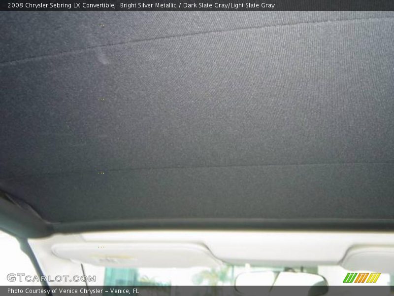 Bright Silver Metallic / Dark Slate Gray/Light Slate Gray 2008 Chrysler Sebring LX Convertible