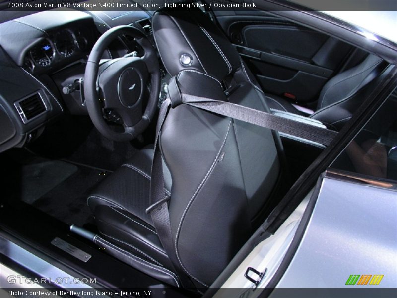 Lightning Silver / Obsidian Black 2008 Aston Martin V8 Vantage N400 Limited Edition
