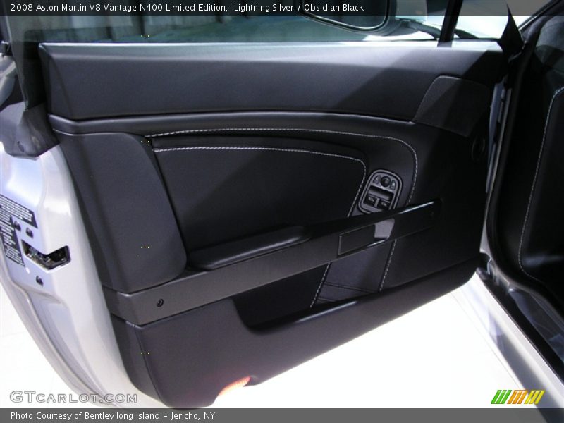 Lightning Silver / Obsidian Black 2008 Aston Martin V8 Vantage N400 Limited Edition