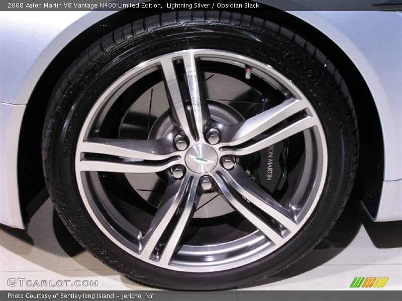 Lightning Silver / Obsidian Black 2008 Aston Martin V8 Vantage N400 Limited Edition