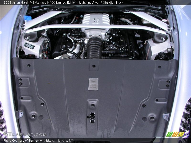 Lightning Silver / Obsidian Black 2008 Aston Martin V8 Vantage N400 Limited Edition