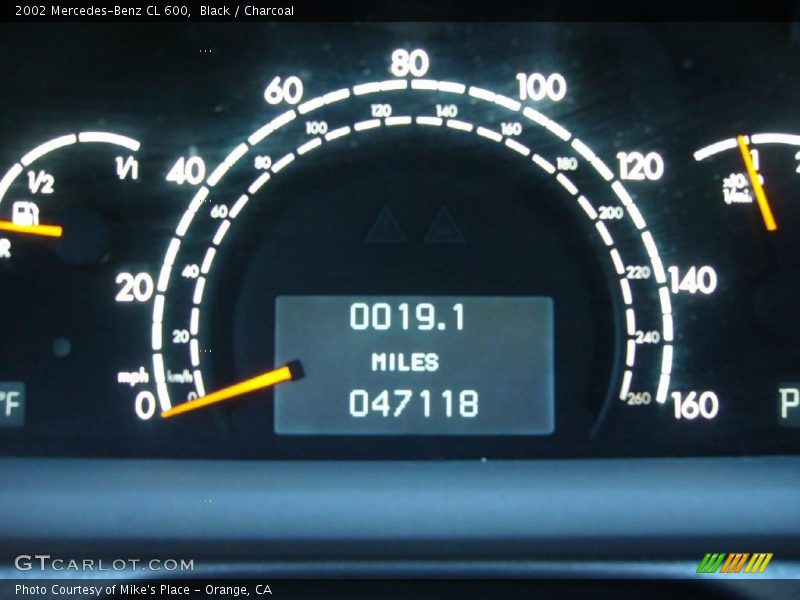 Black / Charcoal 2002 Mercedes-Benz CL 600