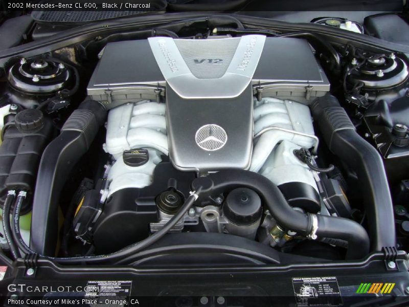 Black / Charcoal 2002 Mercedes-Benz CL 600