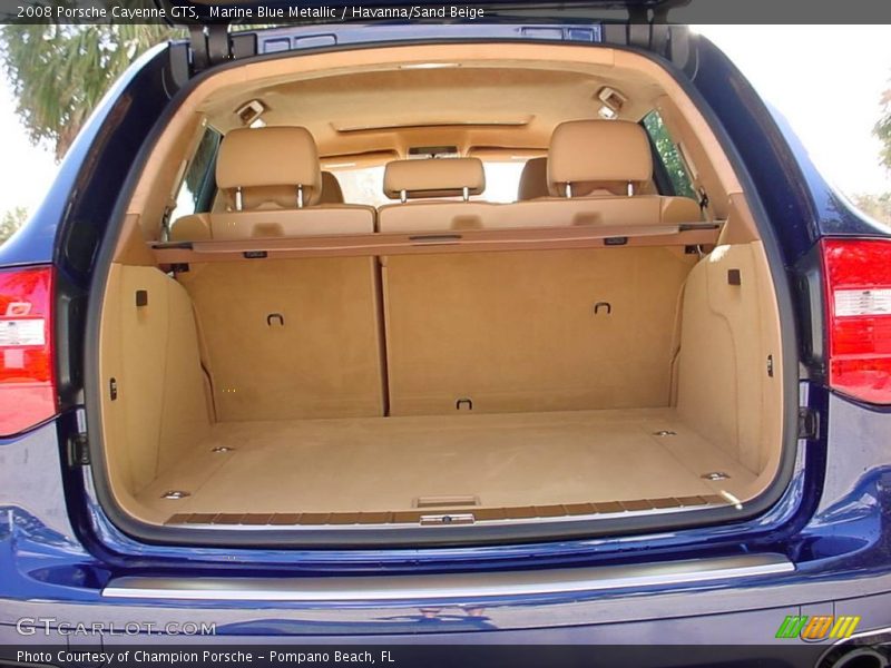 Marine Blue Metallic / Havanna/Sand Beige 2008 Porsche Cayenne GTS