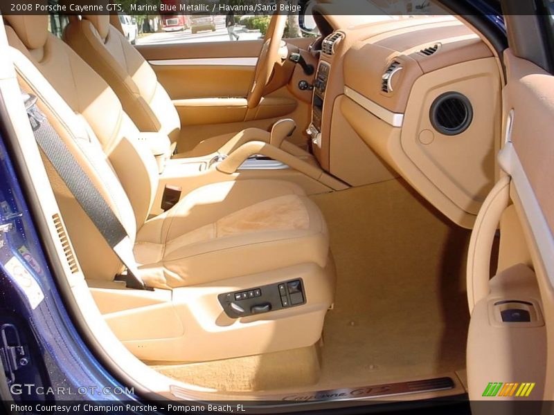 Marine Blue Metallic / Havanna/Sand Beige 2008 Porsche Cayenne GTS
