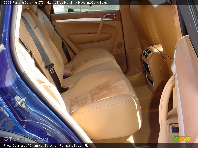 Marine Blue Metallic / Havanna/Sand Beige 2008 Porsche Cayenne GTS