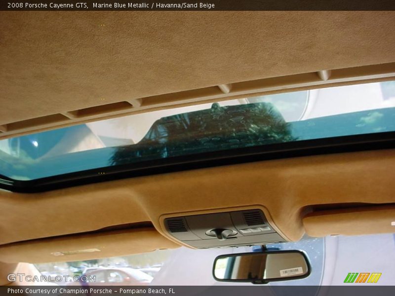 Marine Blue Metallic / Havanna/Sand Beige 2008 Porsche Cayenne GTS