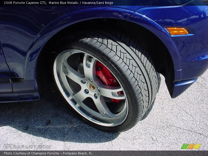 Marine Blue Metallic / Havanna/Sand Beige 2008 Porsche Cayenne GTS