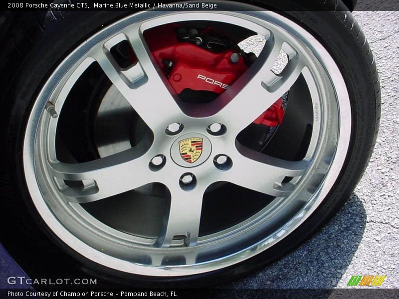 Marine Blue Metallic / Havanna/Sand Beige 2008 Porsche Cayenne GTS