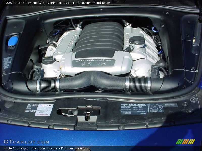 Marine Blue Metallic / Havanna/Sand Beige 2008 Porsche Cayenne GTS