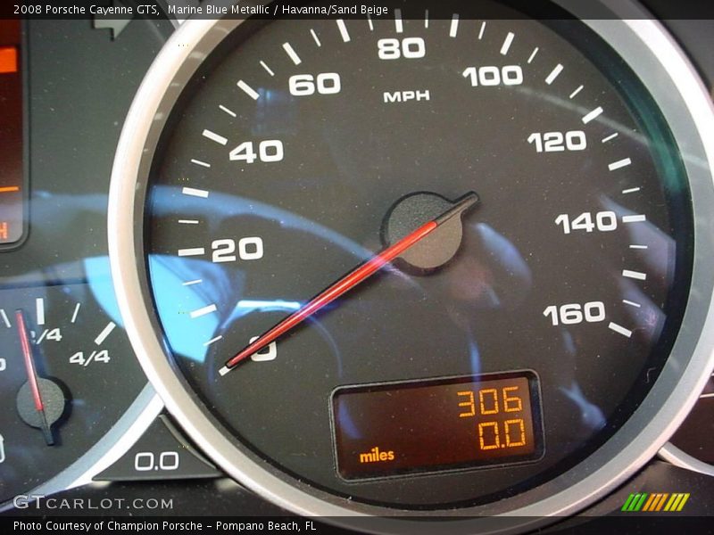Marine Blue Metallic / Havanna/Sand Beige 2008 Porsche Cayenne GTS