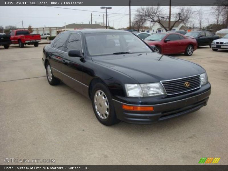 Black / Tan Leather 1995 Lexus LS 400 Sedan