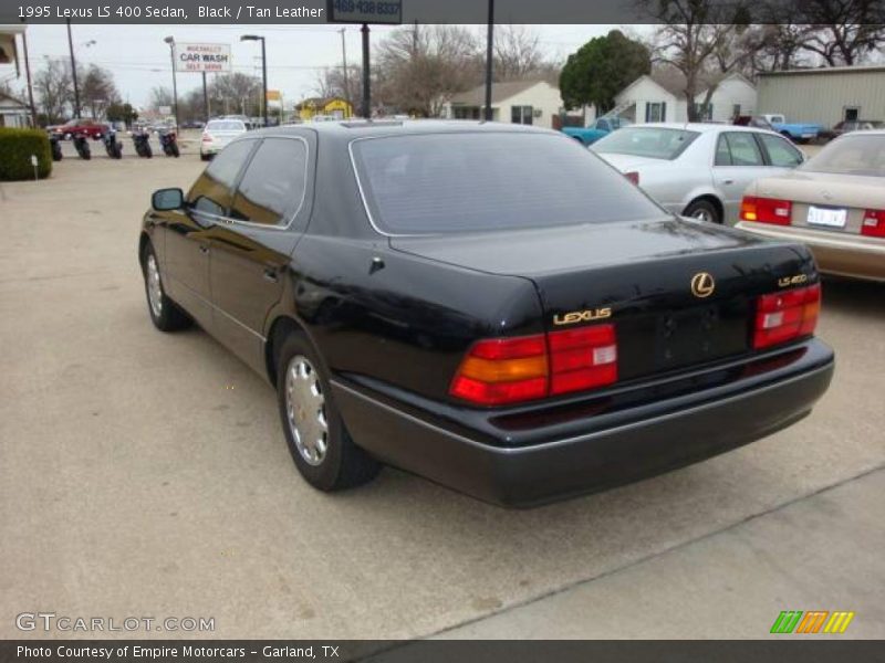 Black / Tan Leather 1995 Lexus LS 400 Sedan
