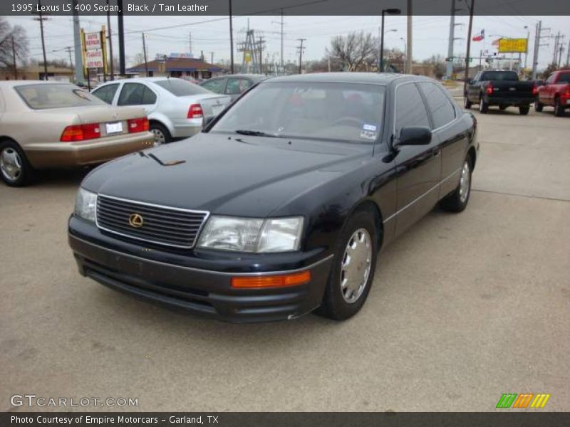 Black / Tan Leather 1995 Lexus LS 400 Sedan