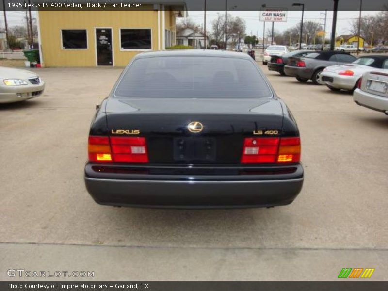 Black / Tan Leather 1995 Lexus LS 400 Sedan