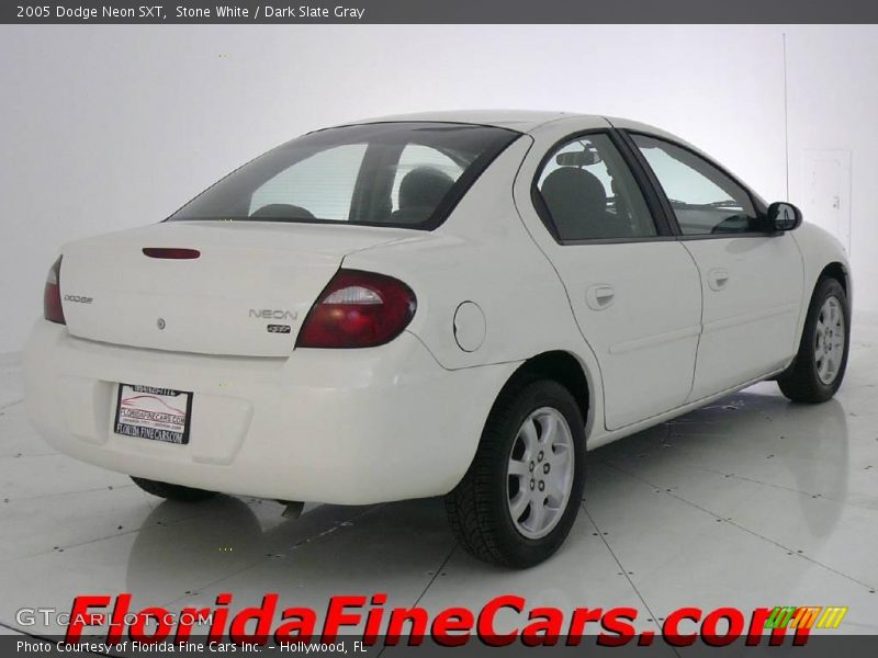 Stone White / Dark Slate Gray 2005 Dodge Neon SXT