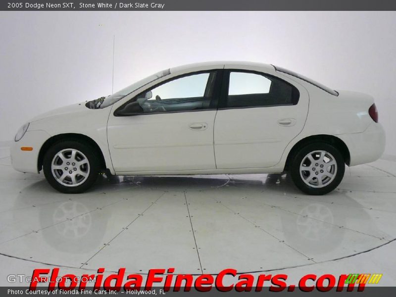 Stone White / Dark Slate Gray 2005 Dodge Neon SXT