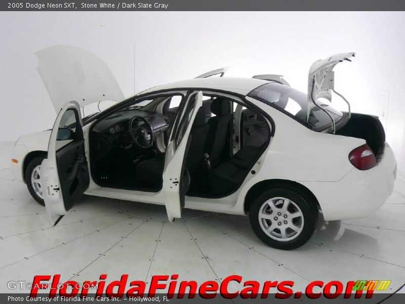 Stone White / Dark Slate Gray 2005 Dodge Neon SXT