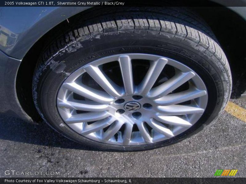 Silverstone Grey Metallic / Black/Grey 2005 Volkswagen GTI 1.8T