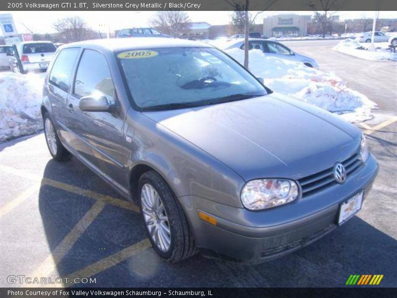 Silverstone Grey Metallic / Black/Grey 2005 Volkswagen GTI 1.8T