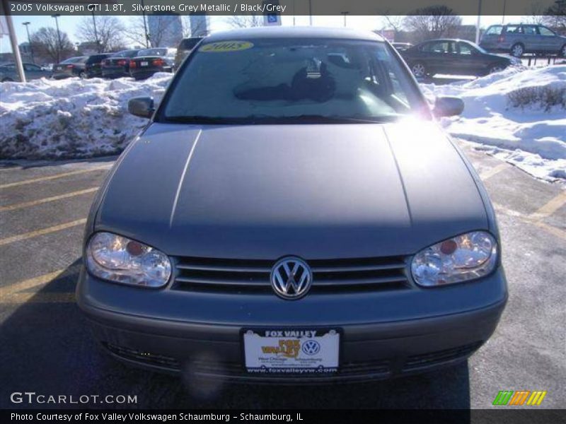 Silverstone Grey Metallic / Black/Grey 2005 Volkswagen GTI 1.8T