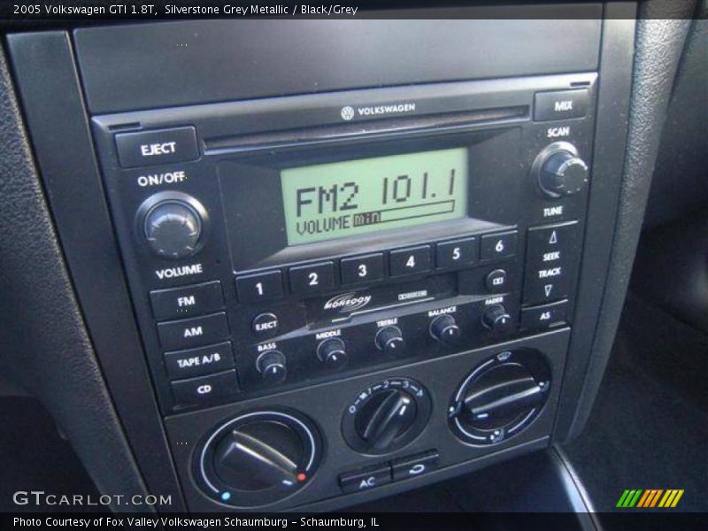 Silverstone Grey Metallic / Black/Grey 2005 Volkswagen GTI 1.8T